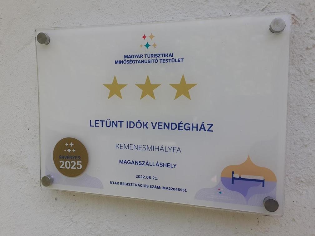 Letunt Idok Vendeghaz Villa Kemenesmihalyfa Exterior foto